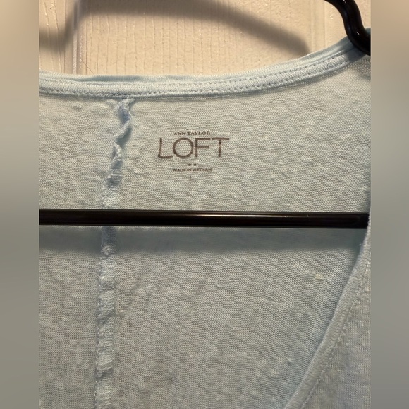 LOFT White Short Sleeve Tee - Picture 2 of 3